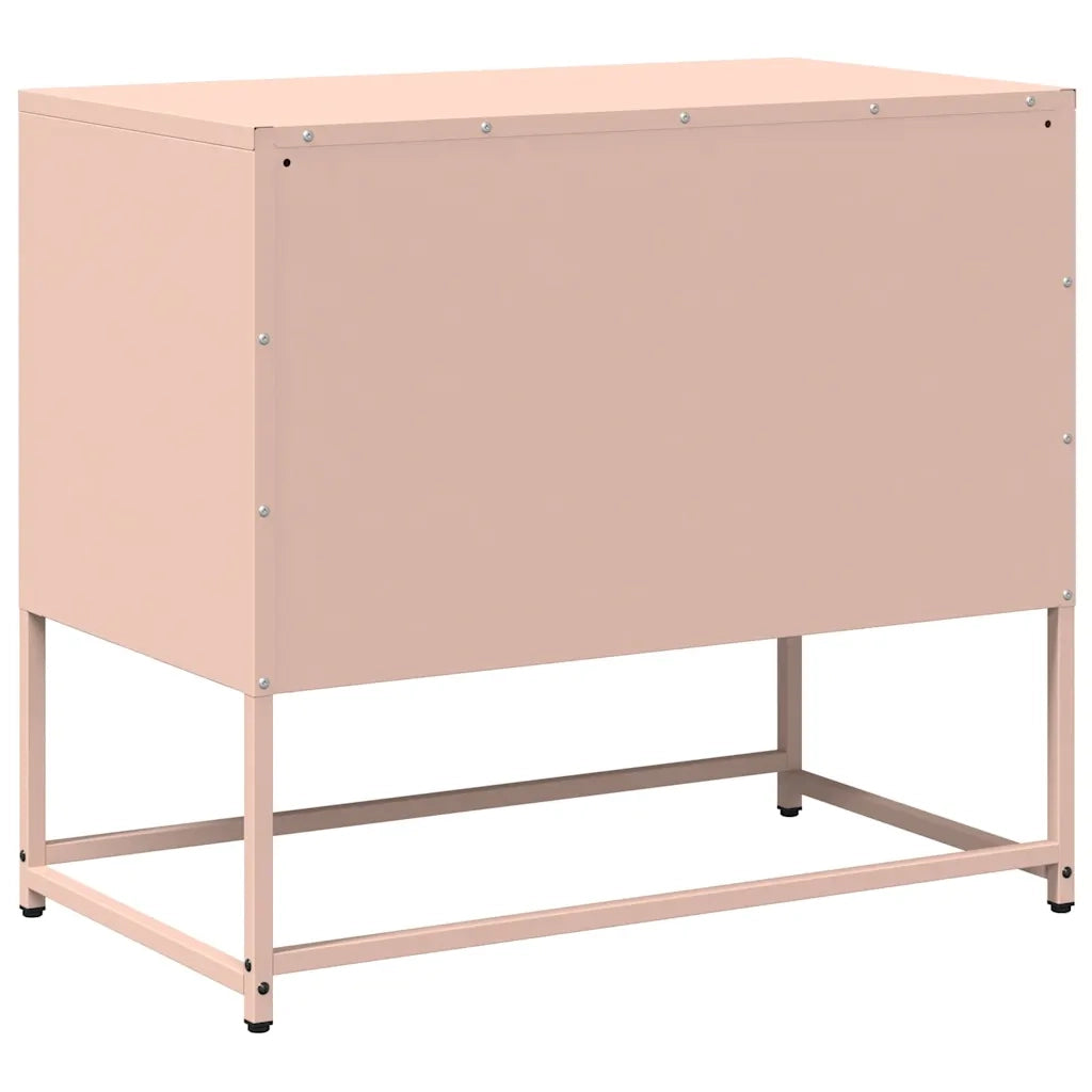 Mobile TV Rosa 68x39x60,5 cm in Acciaio 853387