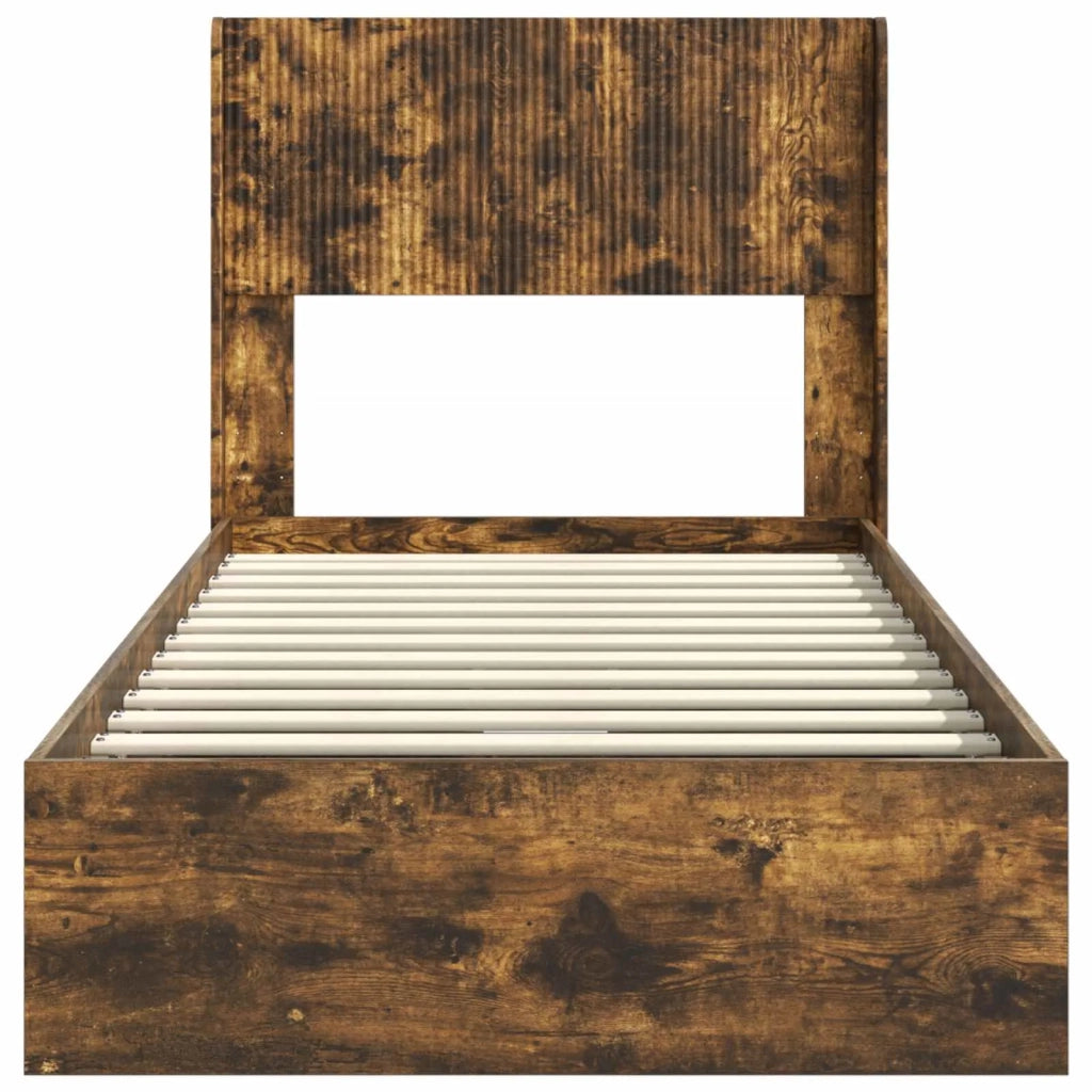Struttura del letto con stoccaggio e testata 3 pcs 3414417