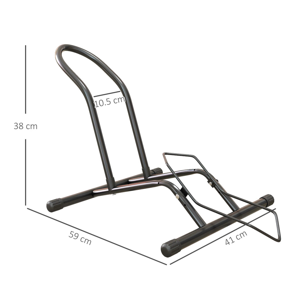 Cavalletto Portabici ¨C Xylo ¨C Acciaio Nero 59x41x38 cm