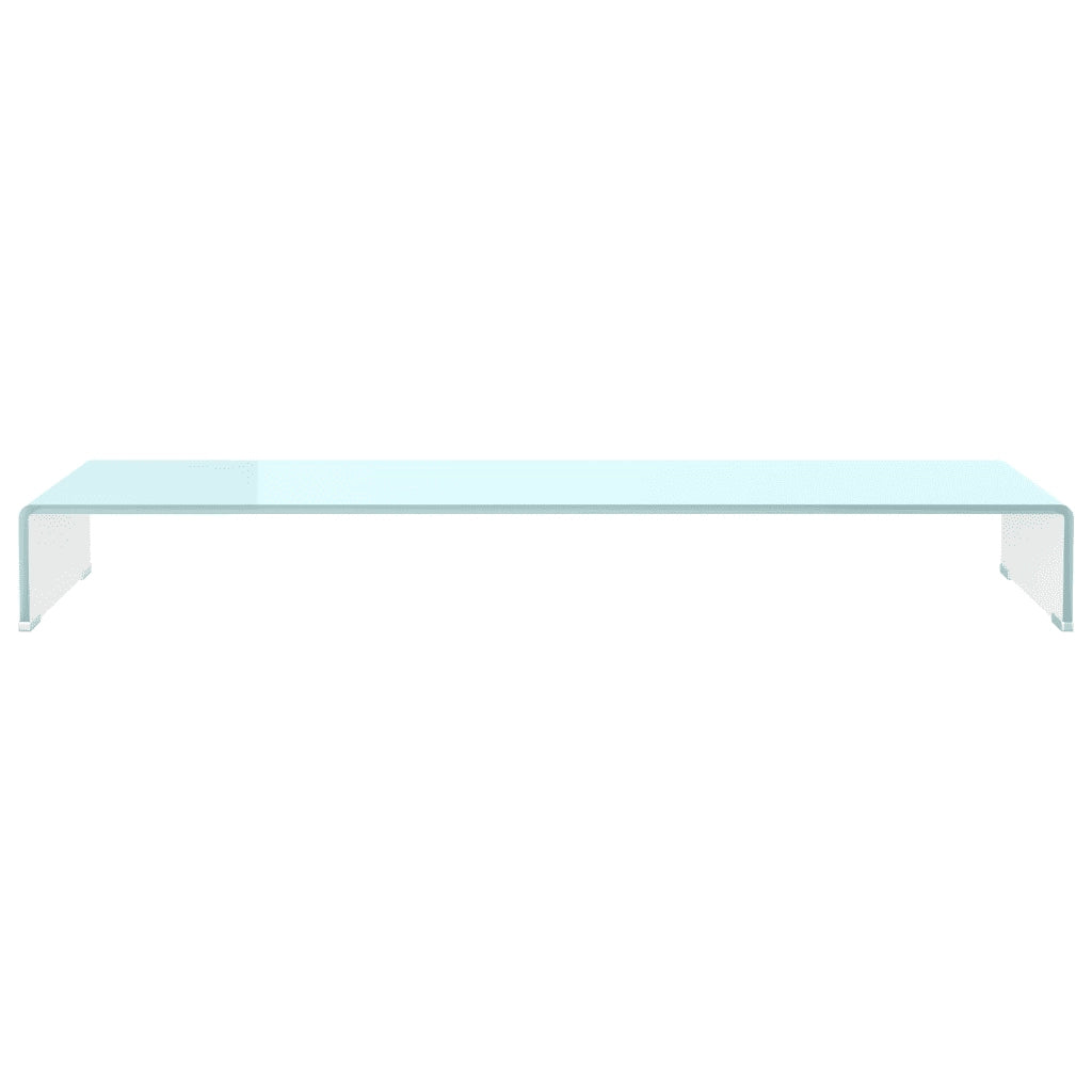 Supporto TV / Rialzo Monitor in Vetro Verde 110x30x13 cm 244148