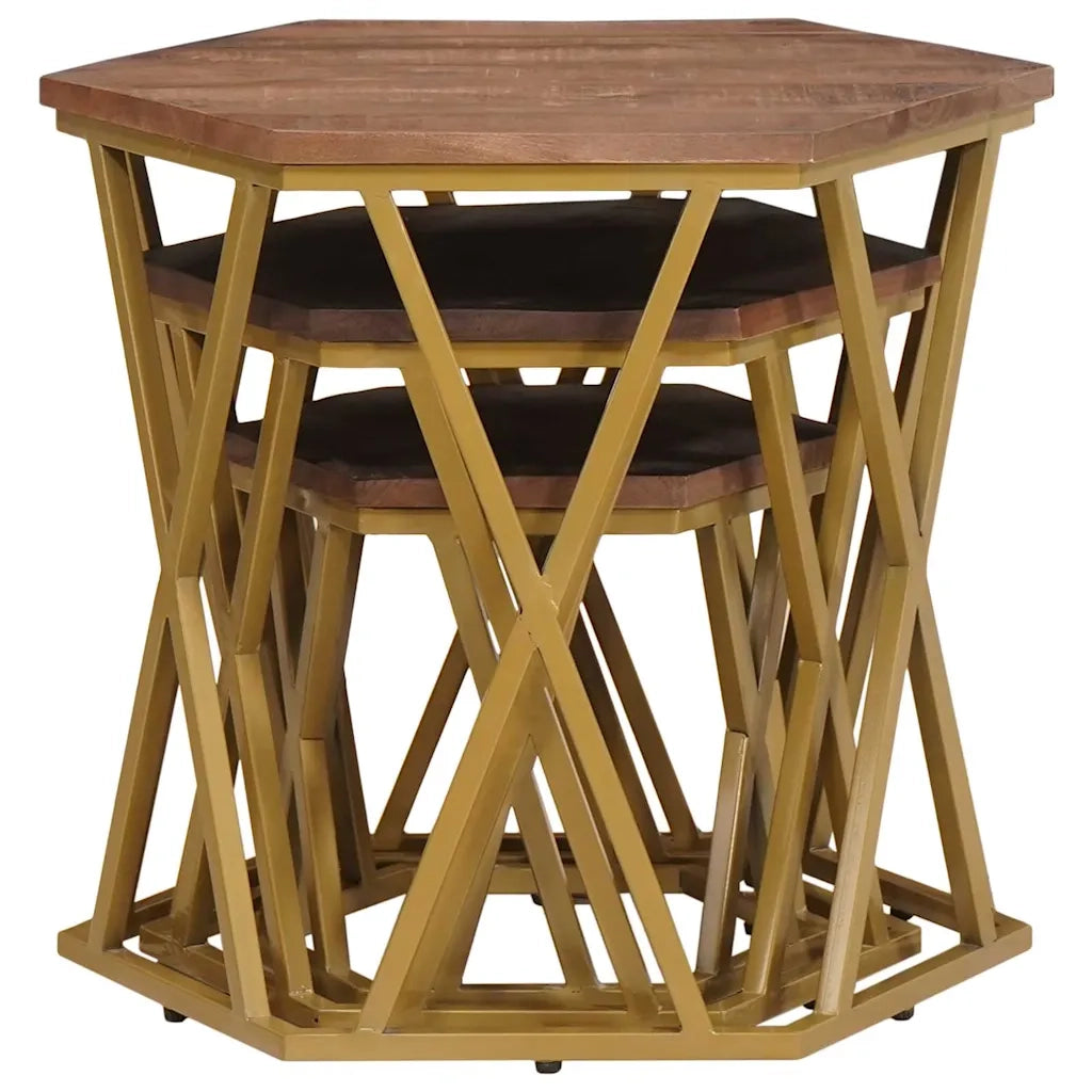 Tavolini da salotto Marrone 55 x 55 x 50 cm 4104646