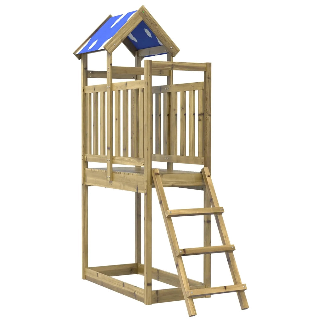 Torre da Gioco Marrone Legno Impregnato Solido 3417180