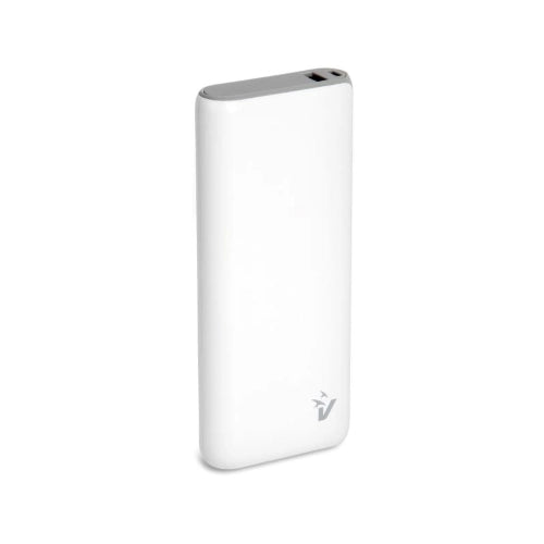 POWERBANK VPB-DL20WH CON SCHERMO LCD 20000 MAH USB E TYPE C QUICKCHARGE 65W PPS BIANCO