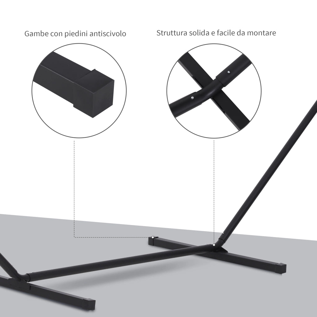 EasyComfort Struttura Portante per Amaca Supporto Max. 120 Kg Metallo
