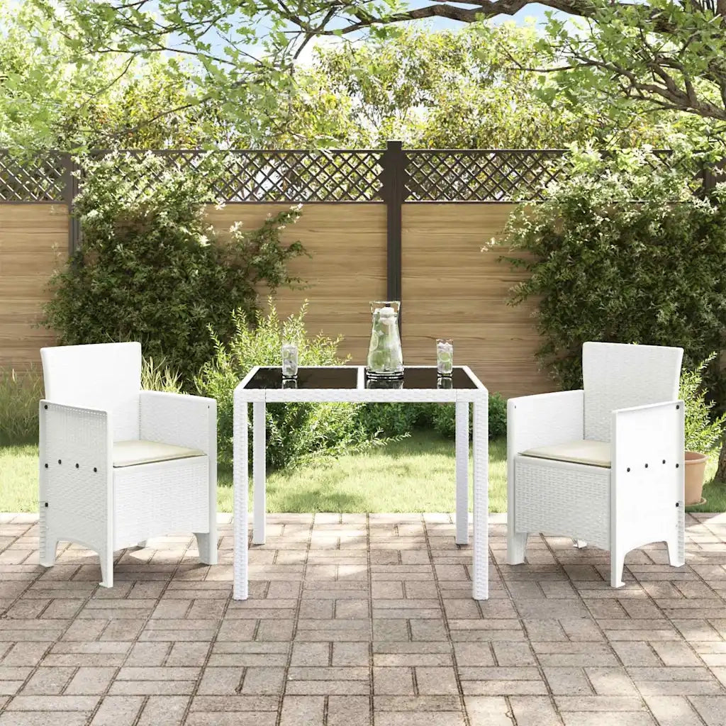 Sedia da Giardino 2 pcs Bianco 53 x 49 x 85 cm Polipropilene 847462