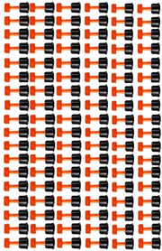 Sistema di livellamento per piastrelle 151 pezzi - Supporti di distanza riciclabili - Set professionale - Livellamento pavimento/parete - Ambientalmente sostenibile - Alta precisione - Sistema di piastrelle
