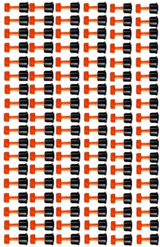 Sistema di livellamento per piastrelle 151 pezzi - Supporti di distanza riciclabili - Set professionale - Livellamento pavimento/parete - Ambientalmente sostenibile - Alta precisione - Sistema di piastrelle