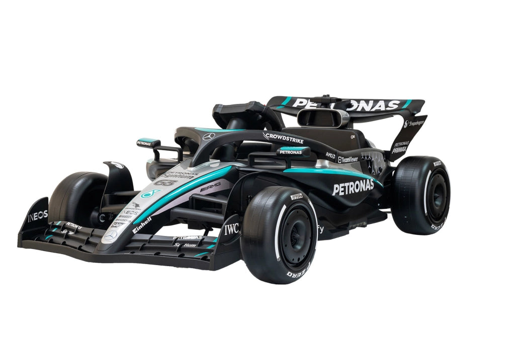 Macchina Elettrica per Bambini Licenza Mercedes F1 12V con Telecomando Nero