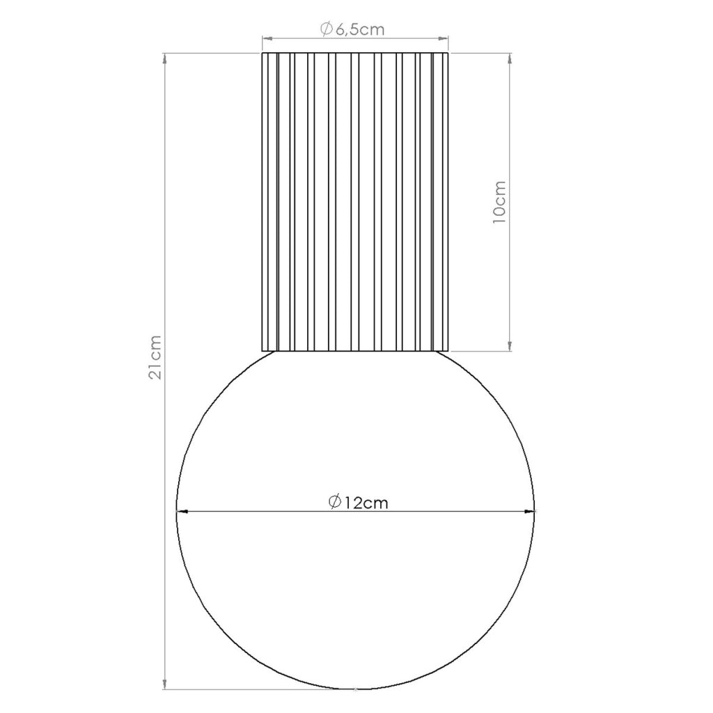Spot soffitto SFERA Pure Lume borgogna sfera G9 IP44