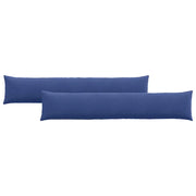 Cuscini da Divano 2 pz | Cuscini per sedie Blu Polizia 200 x 40 cm