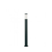 Palo Alto Esterno Moderno H100Cm Fidel Alluminio E Termoplastica Nero 1 Luce E27