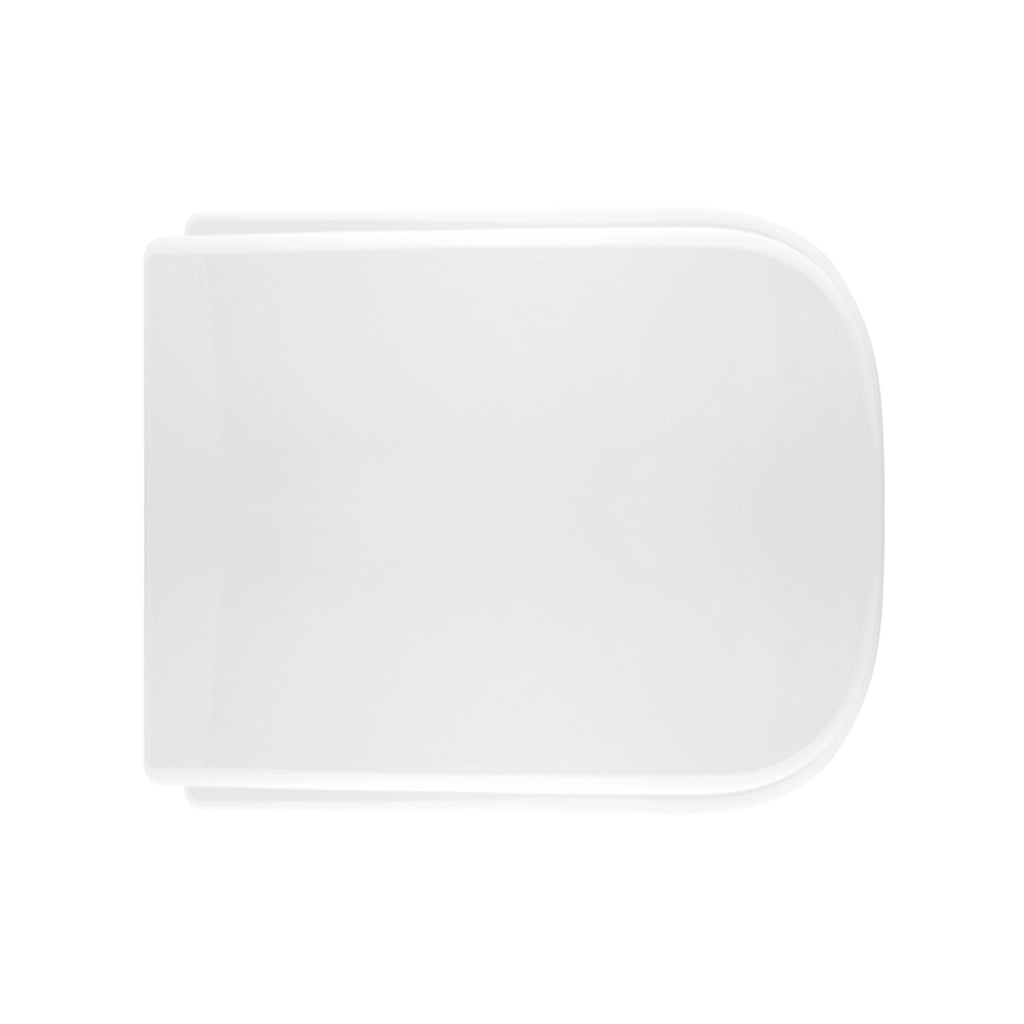 SEDILE WC PER ESEDRA VASO QUADRA- Bianco -Cerniere C espansione- CW- pezzi 1