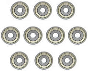 ONF3 - Profonda Scanalatura Rullo a Balle - Piccolo Rullo 696ZZ - Copertura in Acciaio - Acciaio di Carbone - 6x15x5mm - Alta Velocità - Adatto a Diverse Applicazioni