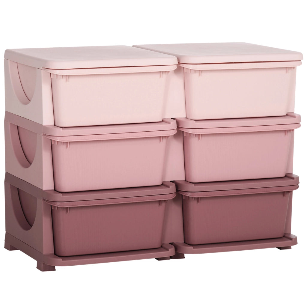 Cassettiera bambini 3 cassetti ¨C Minimal ¨C rosa