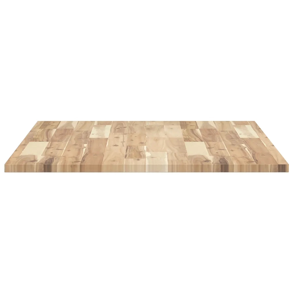 Piano Tavolo | Superficie Tavolo | Piano Scrivania Non Trattato 100x70x2cm Legno Massello Acacia