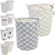 Wasmachine per bagno rotante con corda - impermeabile e pieghevole - 2 pezzi - cotone
