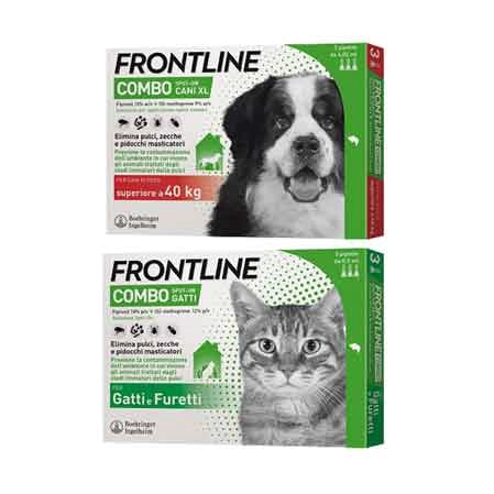 ANTIPARASSITARIO 'COMBO' FRONTLINE gatti e furetti - 6 pipetta - FRONTLINE