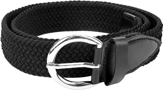 Cinturino per bambini flessibile - Cinturino elastico - Nastro nero - Adatto per bambini - Nylon duraturo - 80 cm di lunghezza