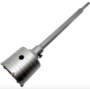 FRESA A TAZZA CAROTATRICE MURO CON ASTA MURO CEMENTO MATTONI 160 mm ASTA SDS MAX 650 mm