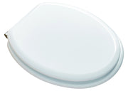 Utilia SEDILE WC IN LEGNO CON CHIUSURA RALLENTATA col. Bianco cm. 44x37 coprivaso copriwater