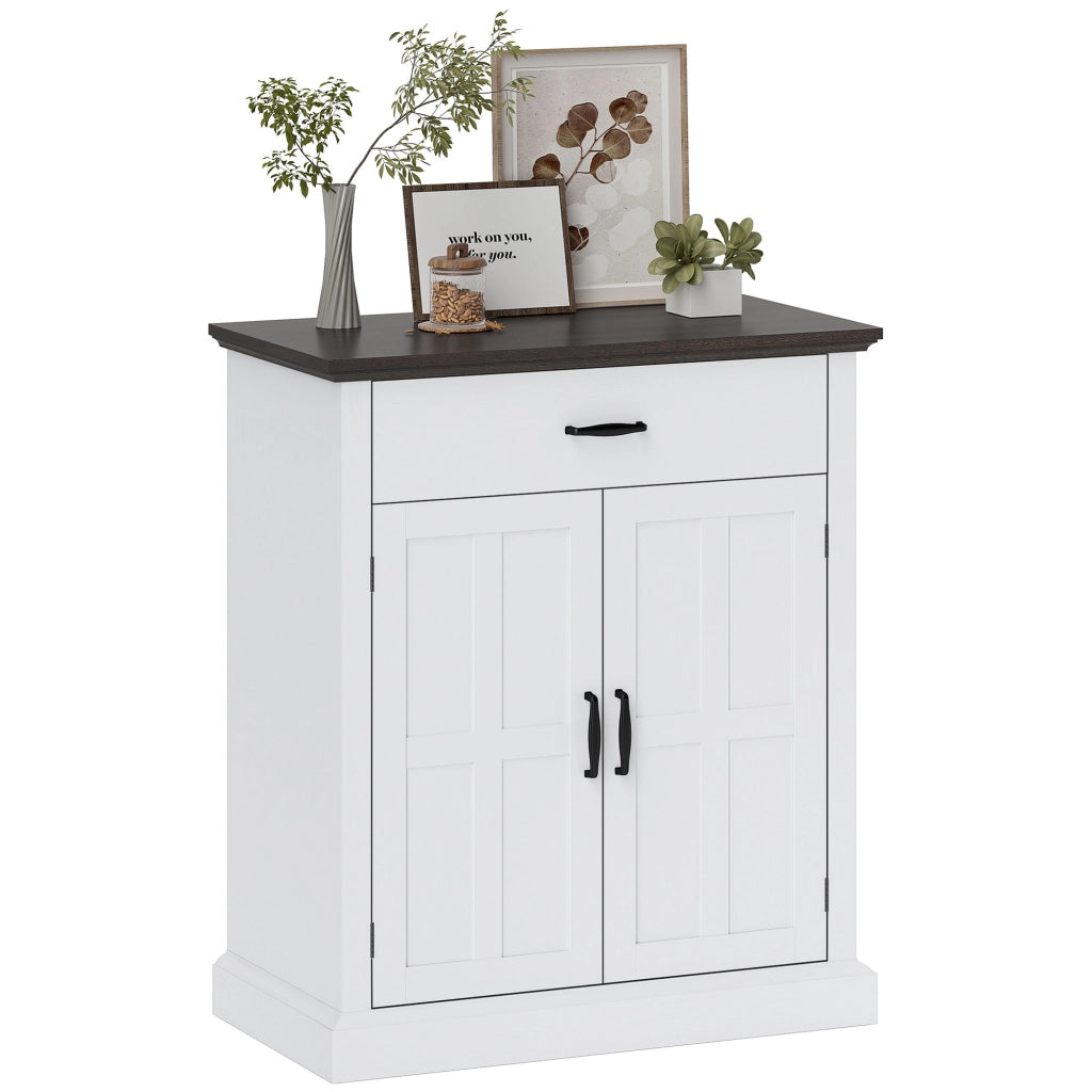 Armadio battente ¨C zephmum ¨C Bianco 75.2x40x91.5 cm