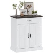 Armadio battente ¨C zephmum ¨C Bianco 75.2x40x91.5 cm