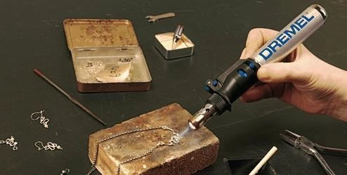 Dremel VersaTip 2000-6 Saldatore a gas 1200 °C Nero, Acciaio inossidabile