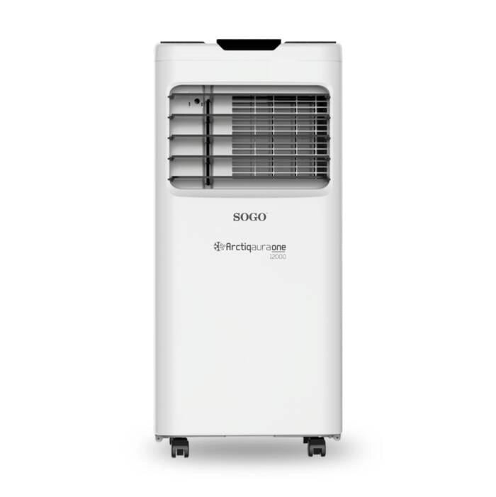 Climatizzatore portatile 12000 BTU, 1340W, display touch LED, deumidificatore integrato, 3 velocità, area 22-25 m² - SOGO