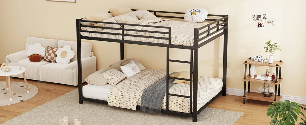 LETTO a castello 140x200 cm in metallo nero