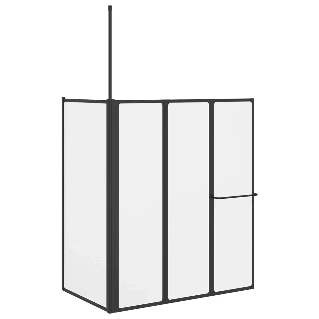 Parete doccia Bianco 120 x 70 x 137 cm Alluminio 42009757