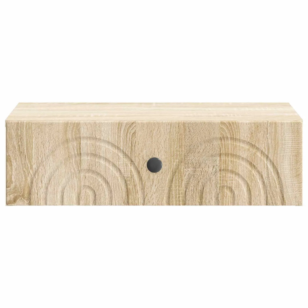 Tavolino da Parete Laterale | Tavolo laterale | Tavolino Rovere Sonoma 59 x 34,5 x 17 cm