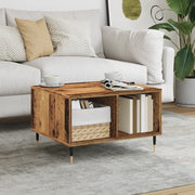 Tavolino da Salotto-Tavolino da soggiorno-Tavolo Legno Antico 60x50x36,5cm Legno Multistrato