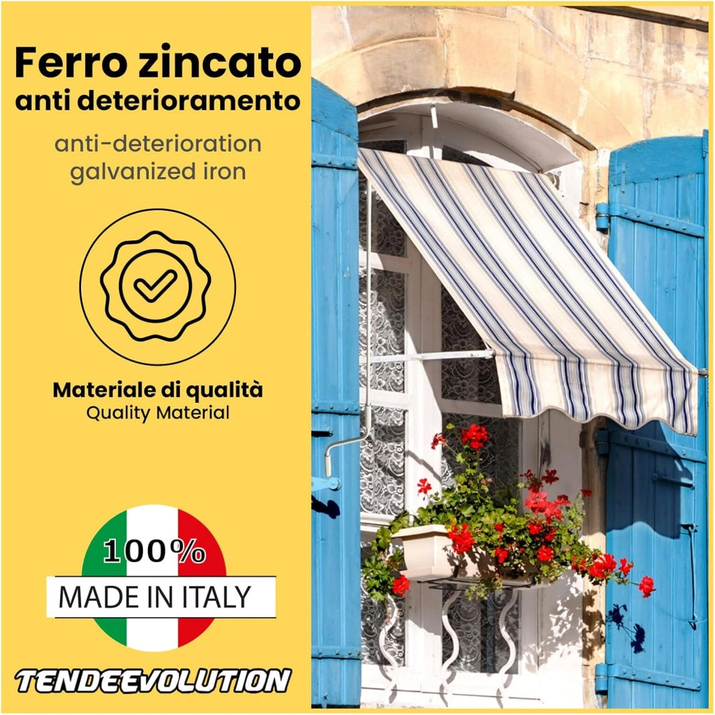 Asta Di Manovra Per Tenda Da Sole Varie Misure, Bastone Universale Per Tende (MARRONE 1,5 METRI)