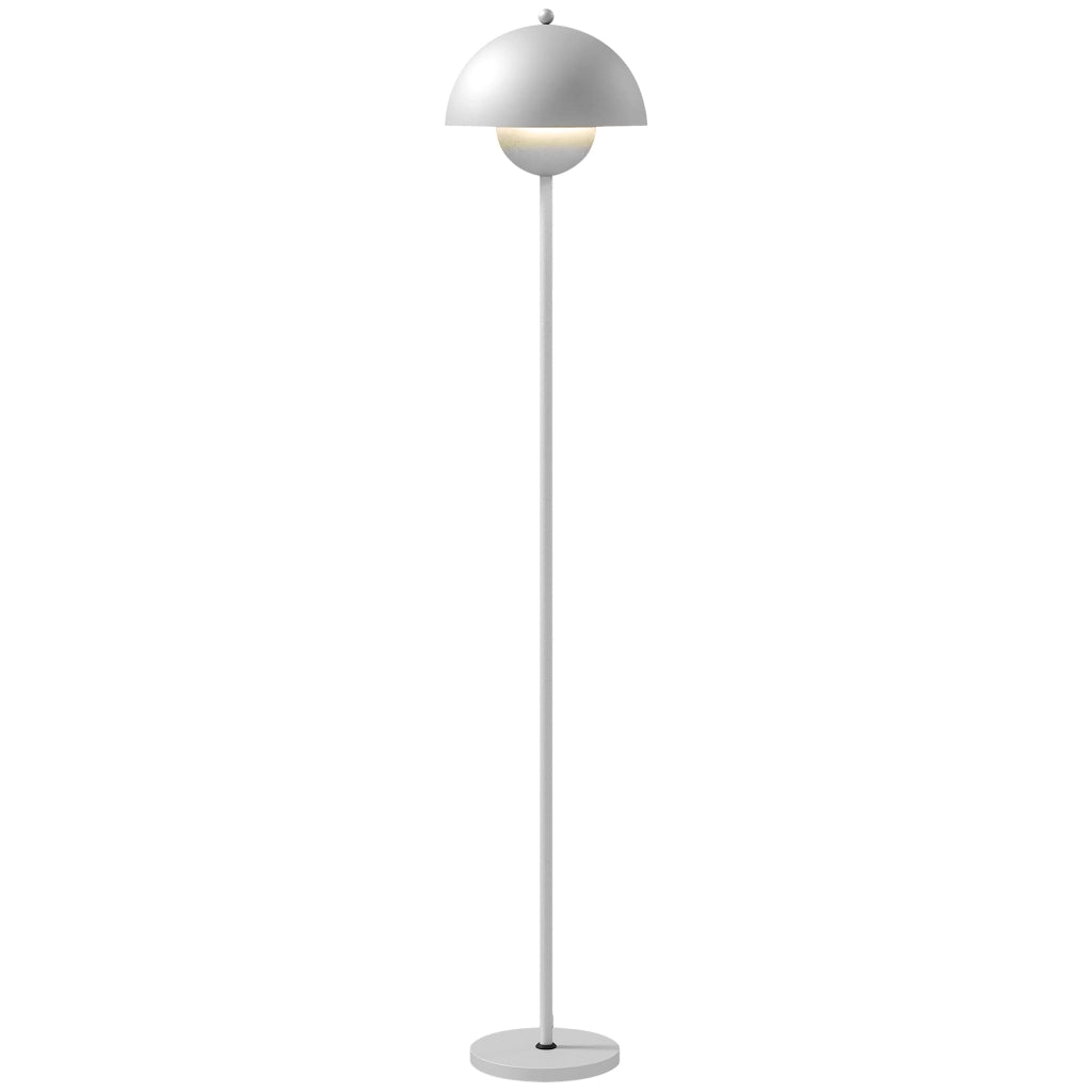 Lampada da Terra Moderna per Salotto ¨C zephmum ¨C Argento ?30x155 cm