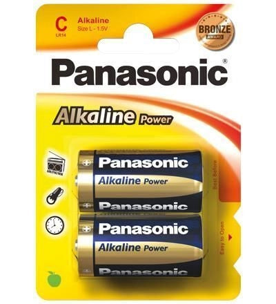 Goobay LR14 2-BL Panasonic Alkaline Power Batteria monouso C Alcalino