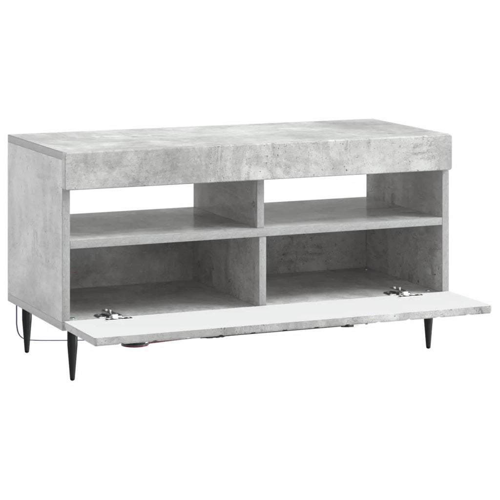 Mobile TV LED Grigio Cemento Legno ingegnerizzato 896558
