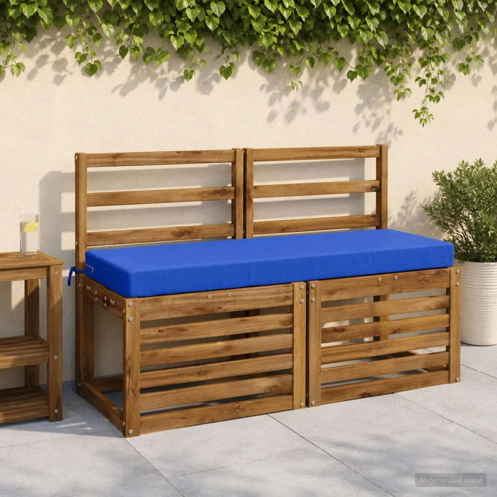 Cuscino per panchina SOEST 100% Poliestere Blu Reale 949634