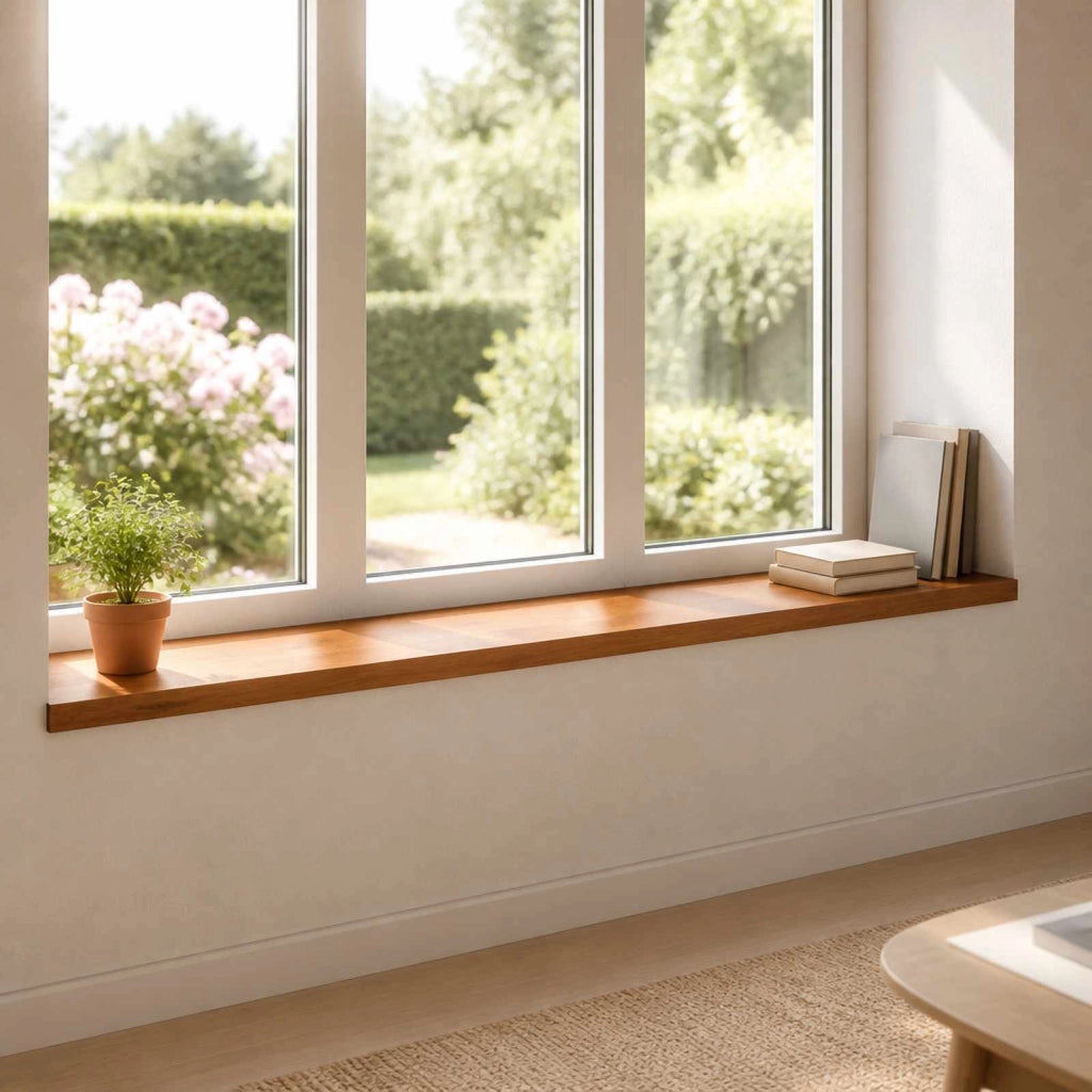 Soglie per finestre 2 pz Marrone 110 x 25 x 2 cm 42049988