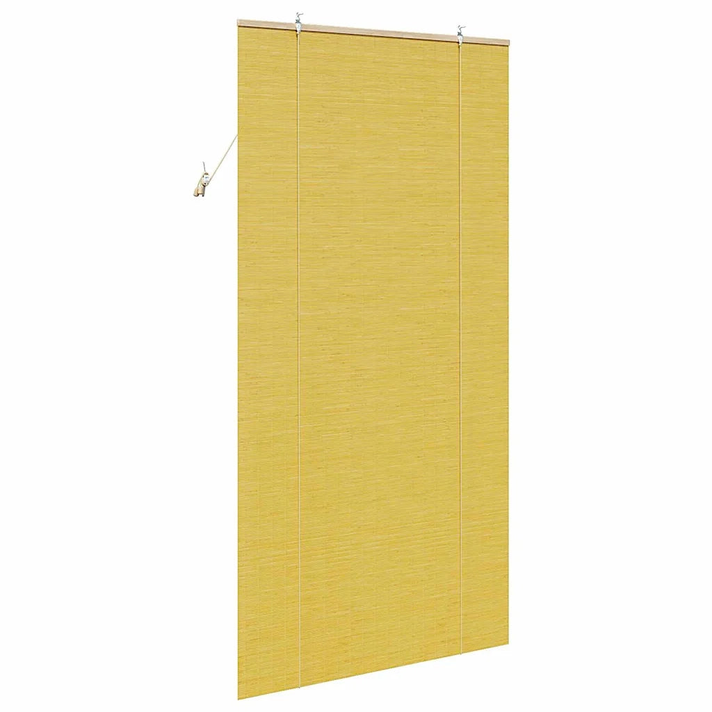 Tenda a rullo con tende Giallo 110 x 220 cm Bambù 42006871
