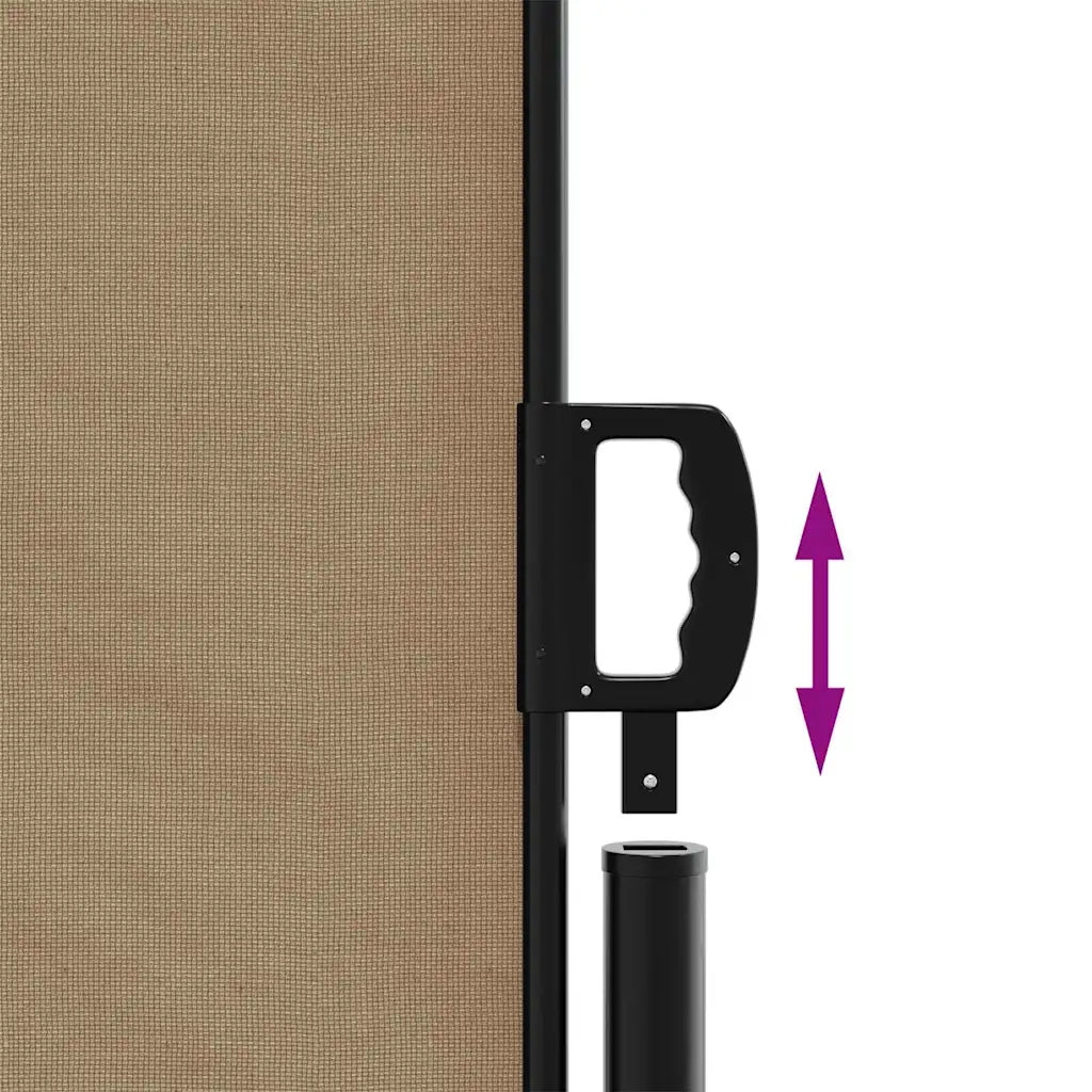 Tenda da Sole | Tenda parasole Laterale Retrattile Tortora 180x300 cm