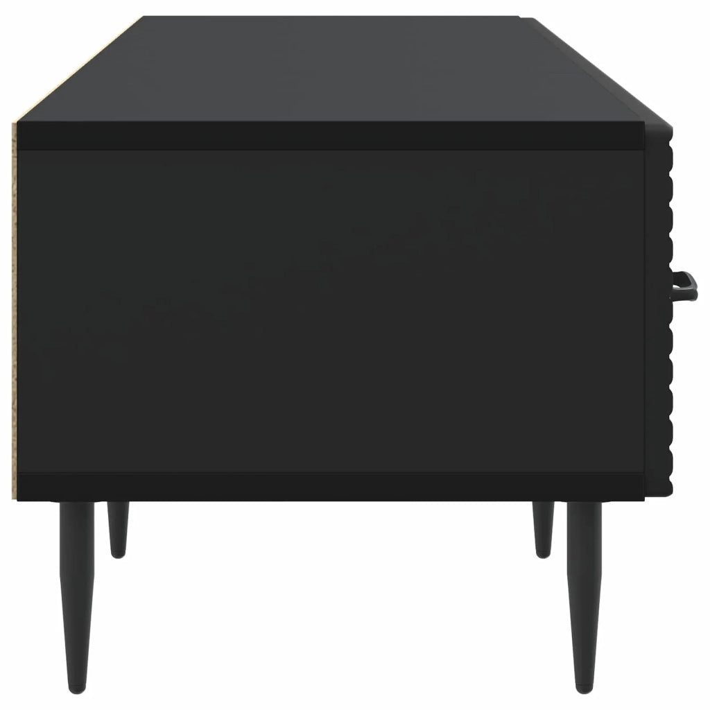 Mobile TV | Armadietto TV | Mobile Porta TV Nero 147 x 34,5 x 30 cm Legno ingegnerizzato