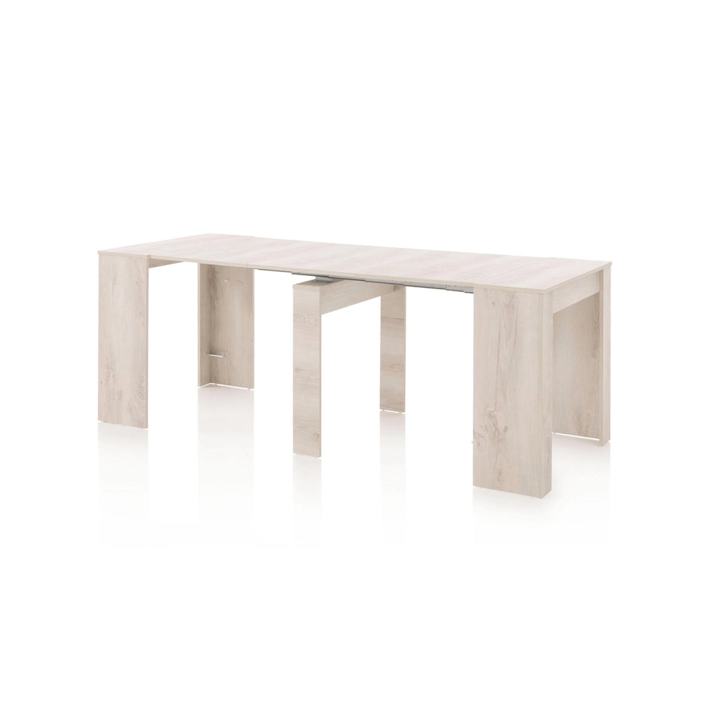 Consolle allungabile GLAM pino bianco