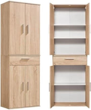 Magazzino con Porte - Magazzino con Pannelli e Porte - Archivi con Porte - Cassetto con Sostegni - 180 CM