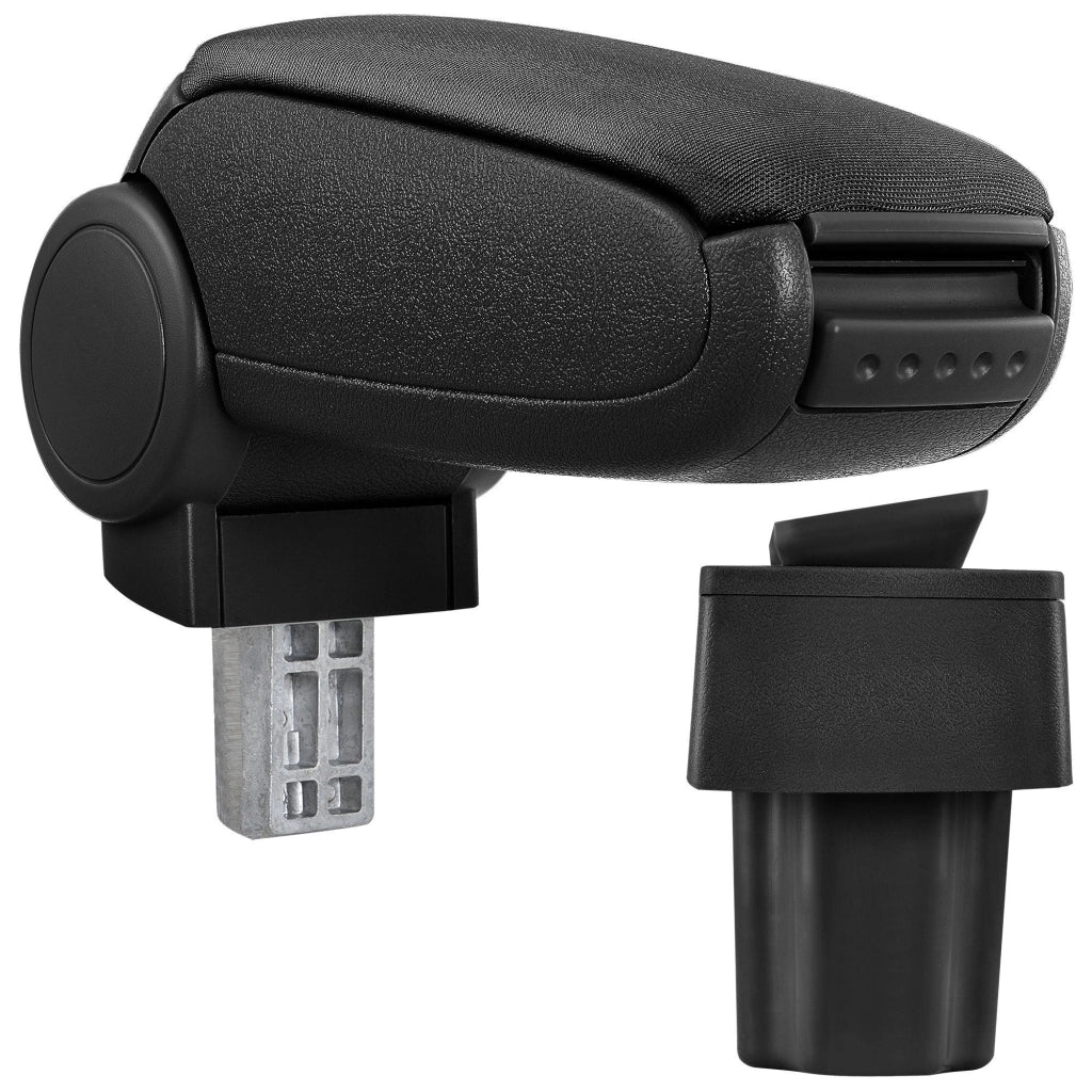 Bracciolo centrale per Opel Astra G con scomparto imbottito in tessuto nero 03_0000555