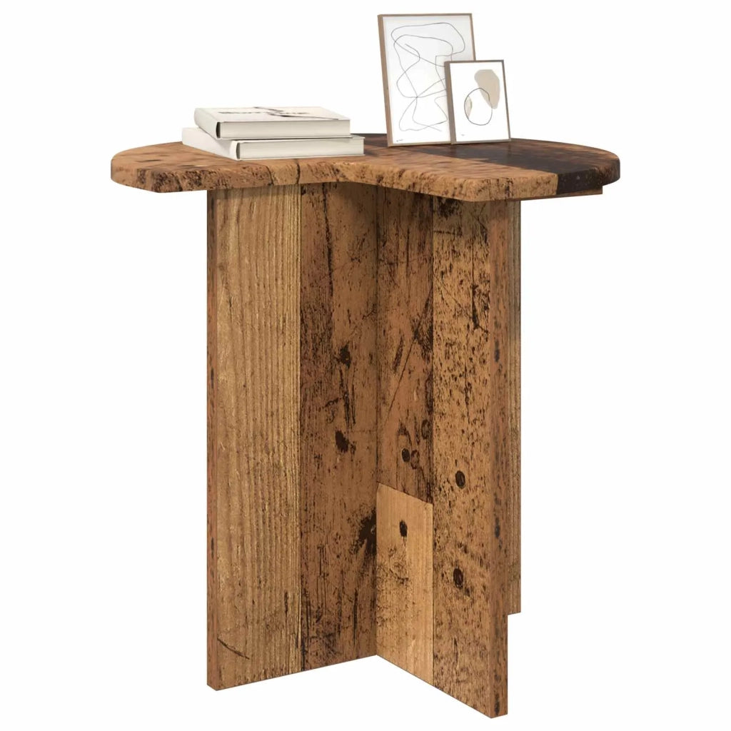 Tavolo laterale 2 pcs Legno antico Ø 39 x 38 cm 8001094