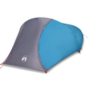 Tenda da Campeggio | Tenda Familiare a Cupola per 4 Persone Blu Impermeabile
