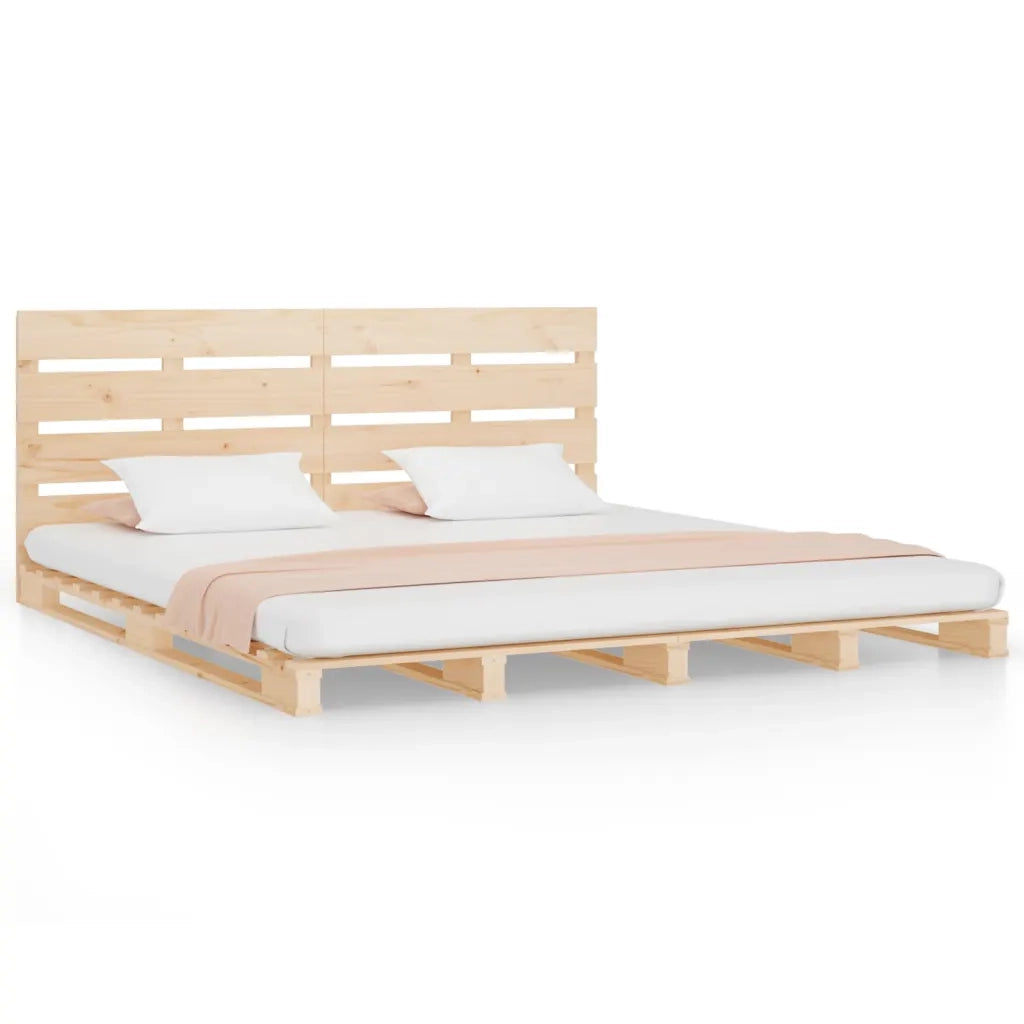 Giroletto-Struttura Letto in Legno Massello di Pino 120x190 cm Small Double