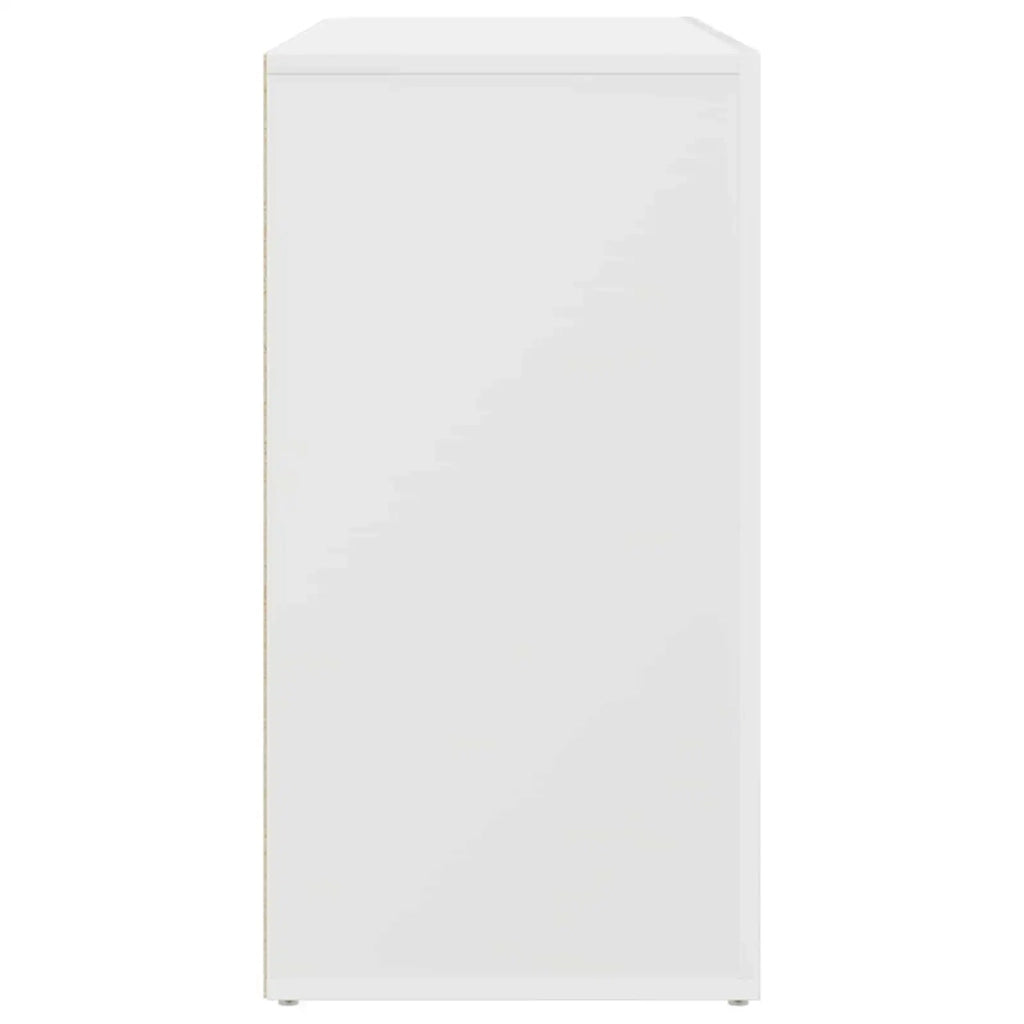 Credenza | Madia | Buffet da pranzo | Armadio da pranzo con cassetto Bianco 120 x 36 x 69 cm Legno multistrato