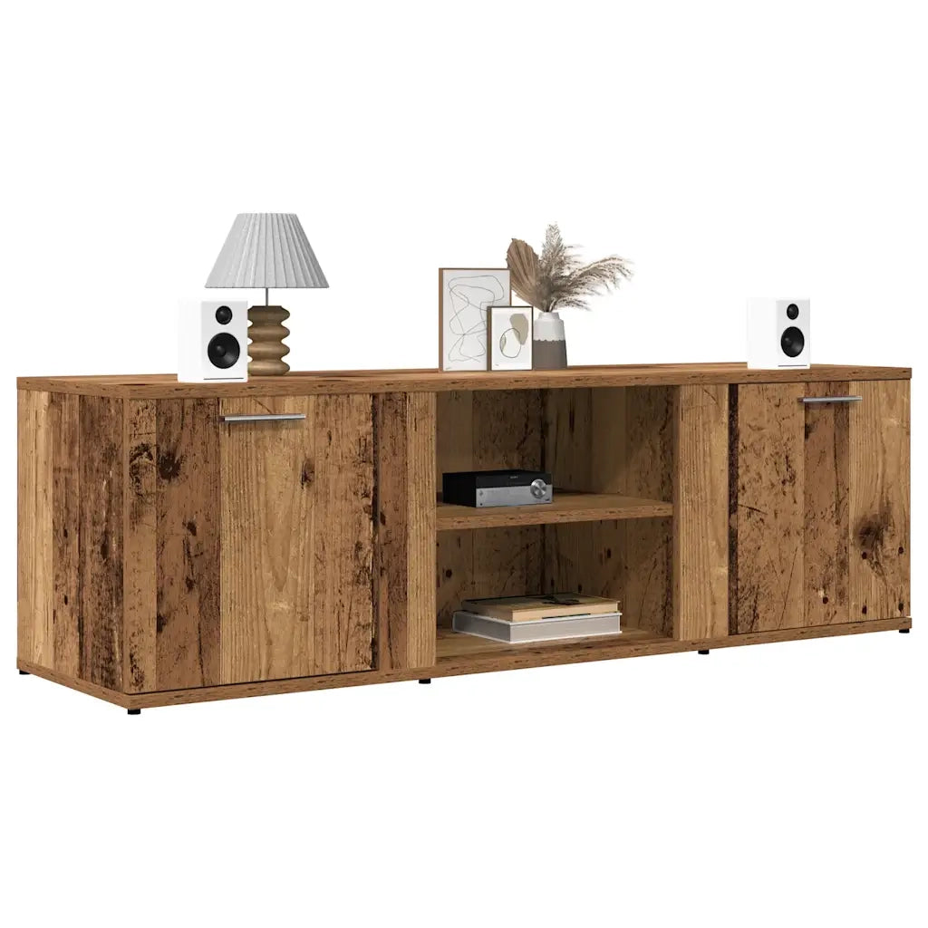 Mobile TV | Armadietto TV | Mobile Porta TV Legno Antico 120x34x37 cm in Legno Multistrato