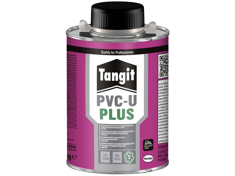 Henkel COLLA TANGIT PER PVC-U PLUS CON PENNELLO gr. 500 (BARATTOLO)